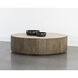 Oberon 60 X 17 inch Natural / Warm Brown Coffee Table, Large